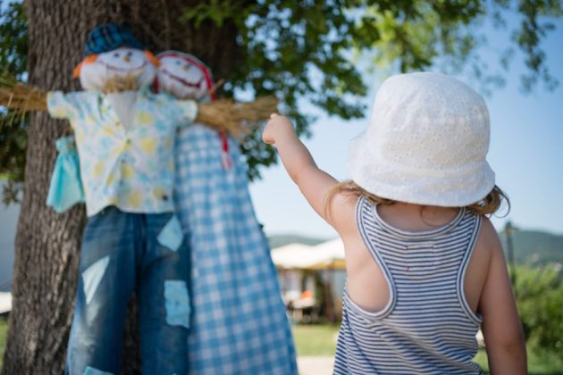 Bambini alla Fattoria Didattica Collina Incantata