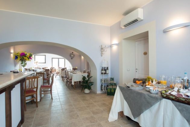 Sala pranzo della Fattoria Didattica Collina Incantata