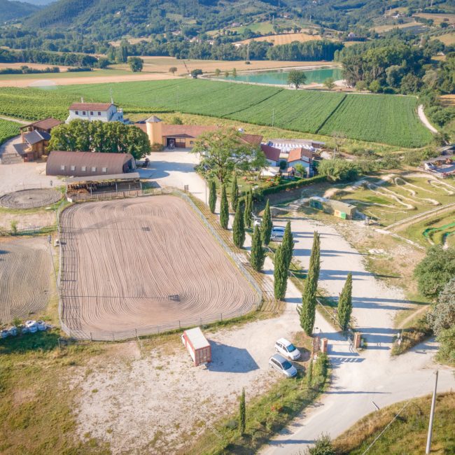 Fattoria Didattica Collina Incantata dall'alto