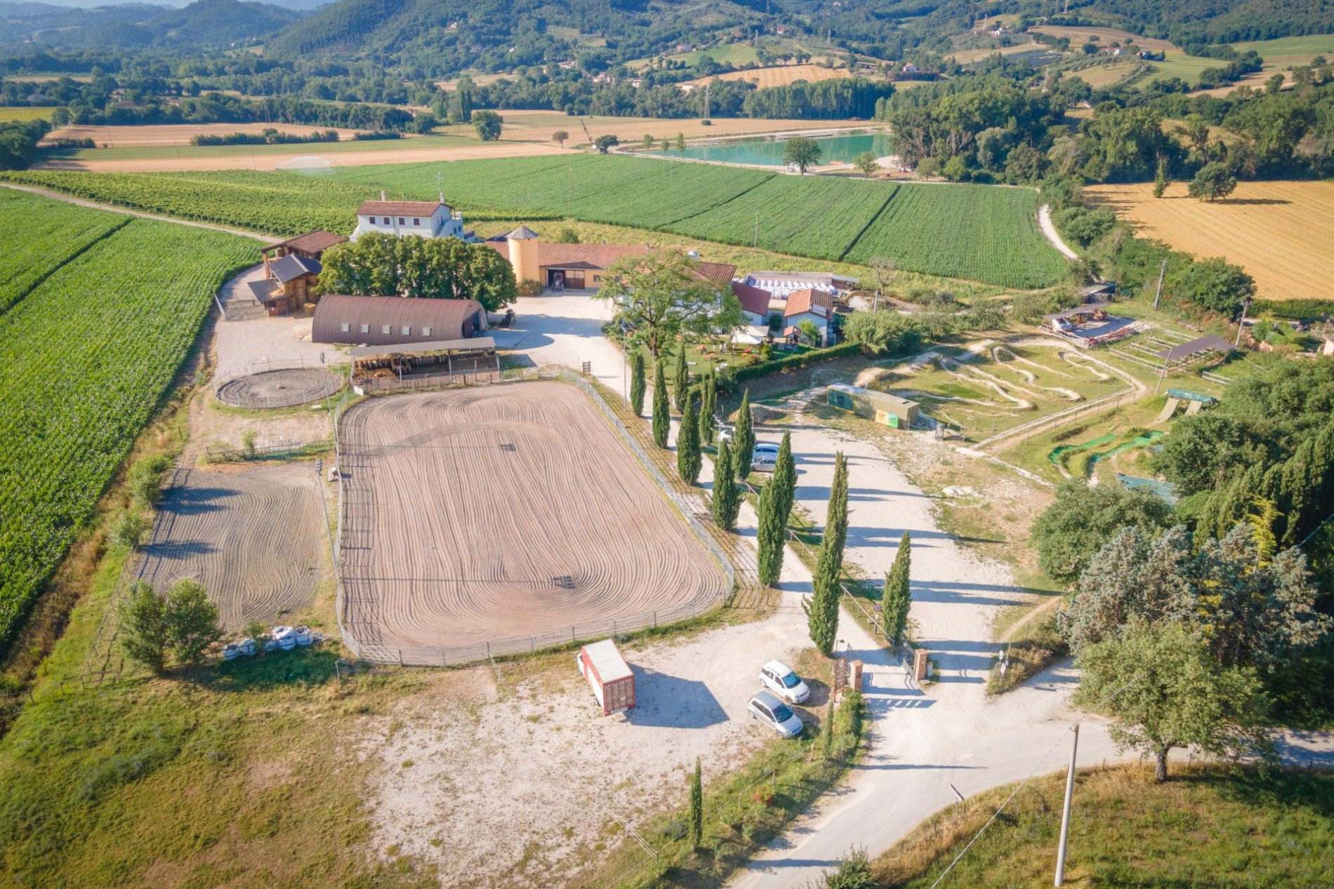 Fattoria Didattica Collina Incantata dall'alto